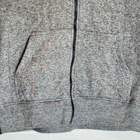 Tony Hawke Men's Gray Black Fleece Hoodie Full Zip Sweatshirt Large - Picture 10 of 11